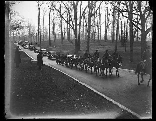 Oliver Wendell Holmes funeral procession