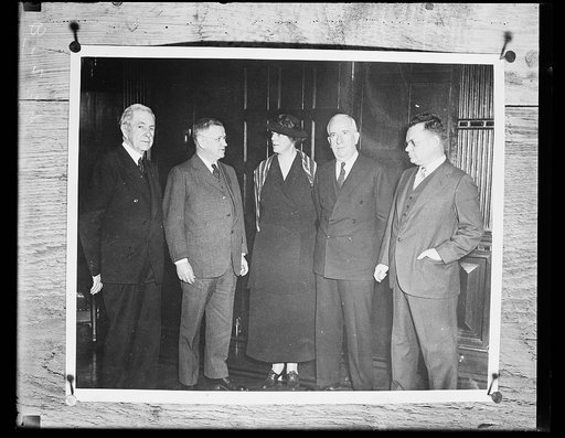Group: Harold Ickes, 2nd from left