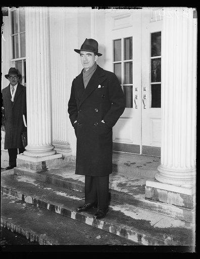 Man at White House, Washington, D.C.