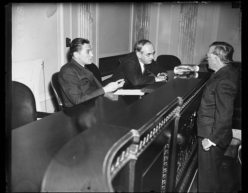 Gerald P. Nye, left