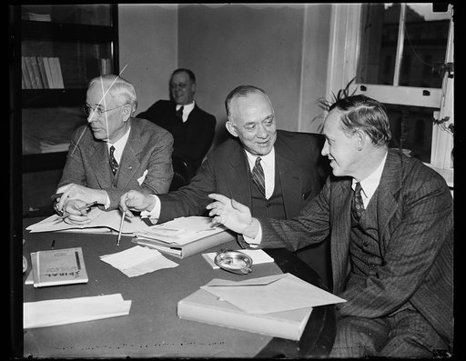 Harry Hopkins, right