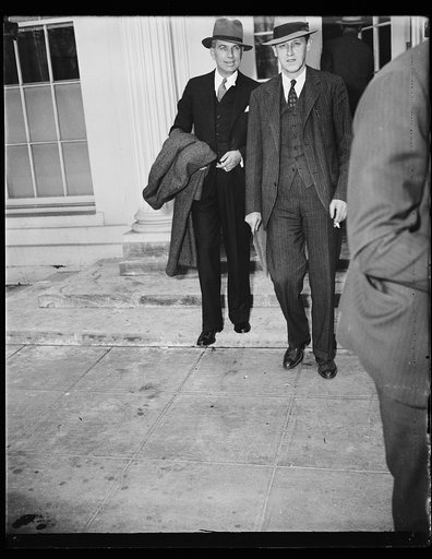 Harry Hopkins, right. White House, Washington, D.C.