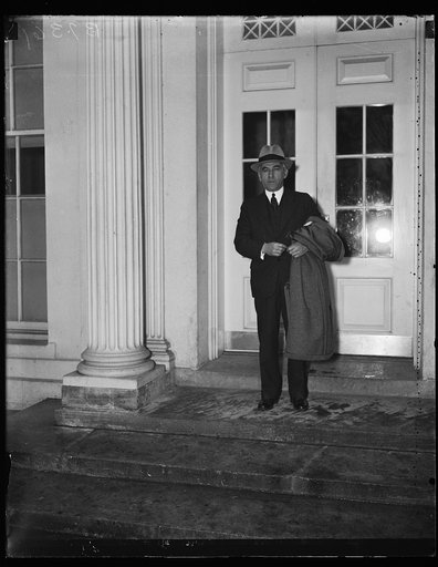 Man at White House, Washington, D.C.