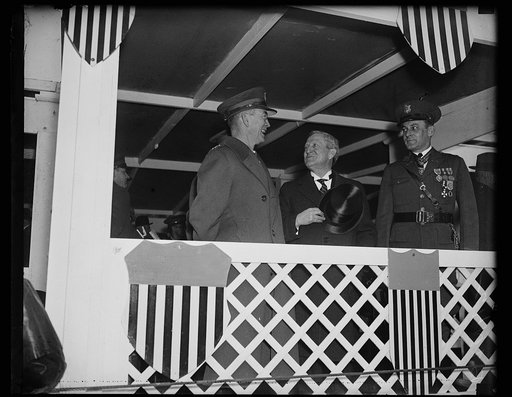 Viewing stand, parade, Washington, D.C.?