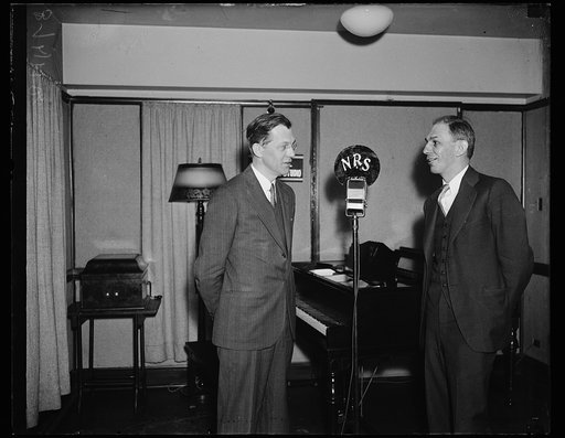 Men at NRS microphone