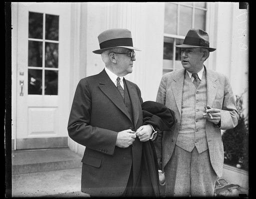 Men at White House, Washington, D.C.