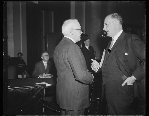 Henry Morgenthau, right