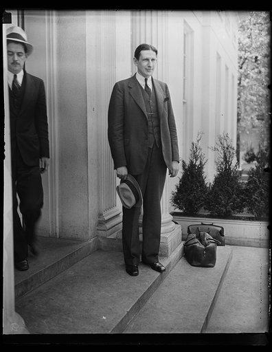 Man at White House, Washington, D.C.
