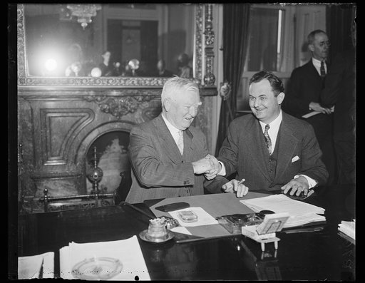 John Nance Garner, left