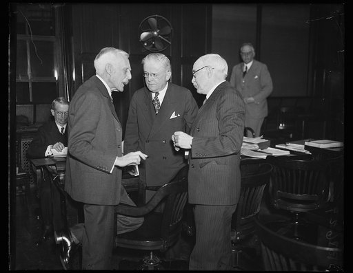 Andrew W. Mellon, left