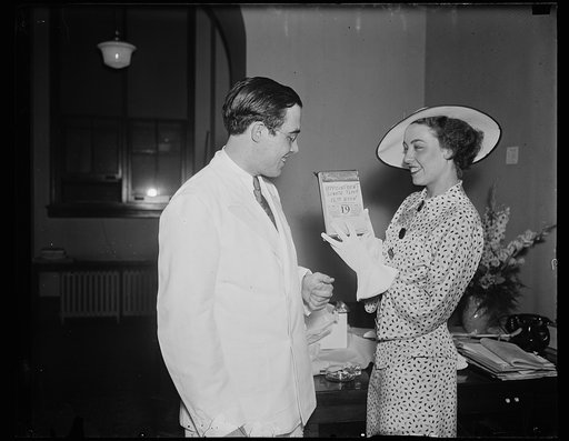Rush D. Holt viewing calendar, "June 19, Appointment Senate floor, 12:00 noon"