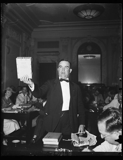 Rep. Nat Patton, of Texas; at Senate lobby hearing