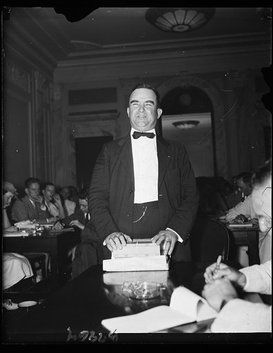 Rep. Nat Patton, of Texas, at Senate lobby hearing