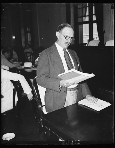 Wash. D.C. Not enough millionaires. L.H. Parker, Chief of Staff of the Joint Congressional Tax Com. on the stand Tuesday before the Senate Finance Com. where he said there weren't enough million dollar incomes in the U.S. to make a negligible increase in the revenue as proposed by the Roosevelt tax 