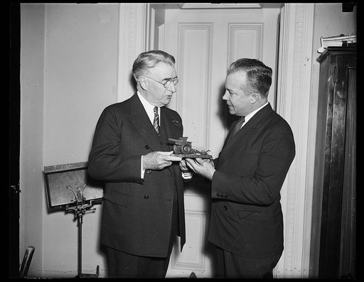 Royal S. Copeland, left