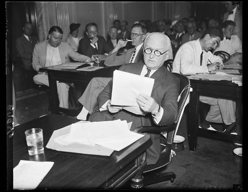 Tumulty testifies on fees from utilities. Joseph P. Tumulty, Secretary to President Wilson, testifies before the Senate lobby investigating vommittee that he received $33,000 in fees during the post two years from various utilities. He said that Munuel Quezon, president of the Phillipine senate did 