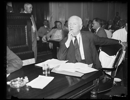 Tumulty testifies on fees from utilities. Joseph P. Tumulty, Secretary to President Wilson, testifies before the Senate lobby investigating committee that he received $33,000 in fees during the post two years from various utilities. He said that Manuel Quezon, president of the Philippine senate did 