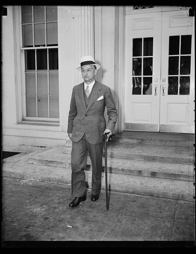 Man at White House, Washington, D.C.