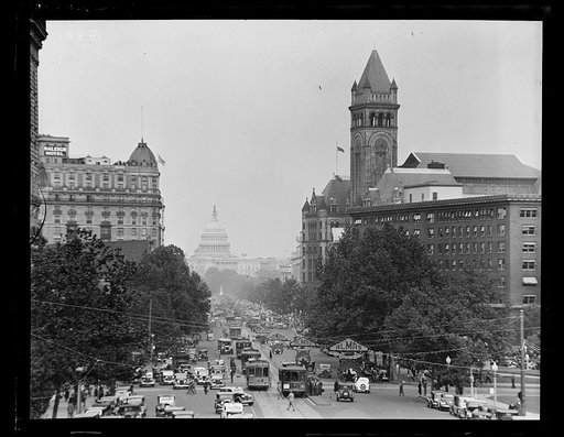 View of Pennsylvania Avenue, U.S. Capitol, Washington, D.C.