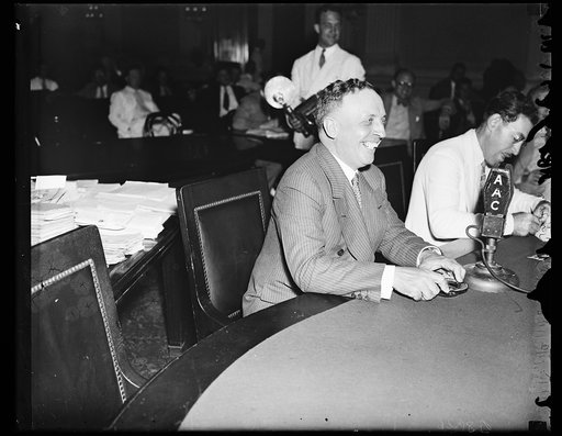 "Funny" [...] This lobby inquiry may be serious to some, but to Garrett S. Claypool, utility counsel, the session in the House committee Wednesday appears to be funny. Claypool represents as Atty., the Ohio Fuel Gas Co., The Southern Ohio Electric Co. and the New York Coal Co. 7/31/35