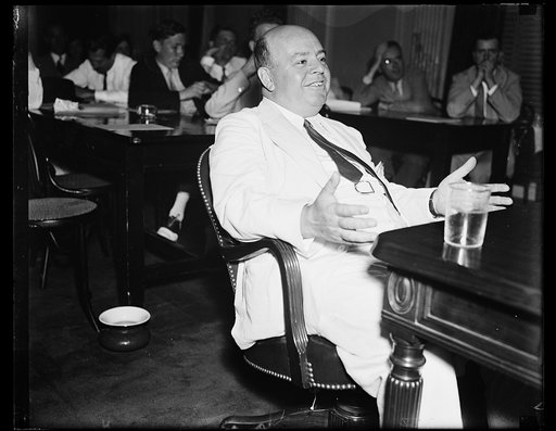 Howard C. Hopson. Senate lobby, 8/14/35