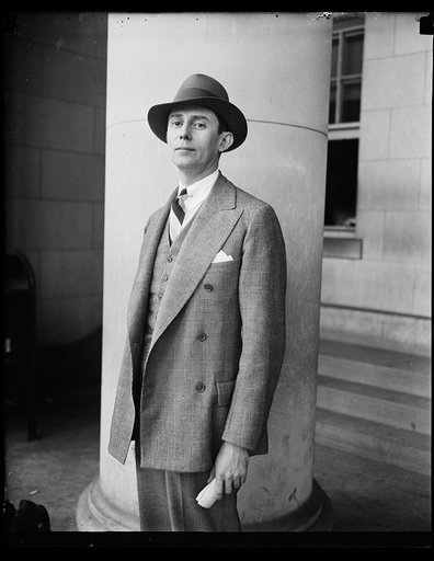 Wash. D.C. "Coal Case" Carter. This photograph of James W. Carter, coal company stockholder, was made outside the District of Columbia Supreme Court where action started on the case testing the constitutionailty of of the Guffey Coal Control Act. 9/16/35