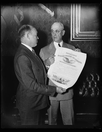 Harry H. Woodring, Asst. Sec. of War and Gen. Malin Craig, Chief of Staff, U.S. Army