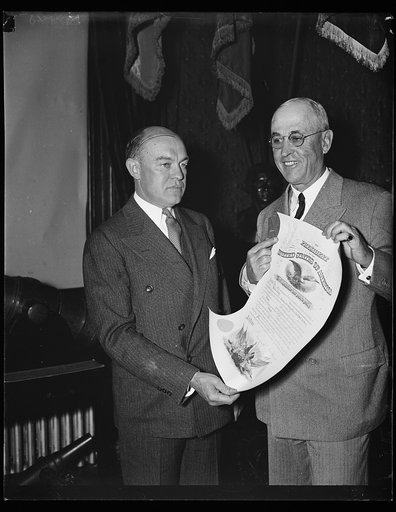 Harry H. Woodring, Asst. Sec. of War and Gen. Malin Craig, Chief of Staff, U.S. Army