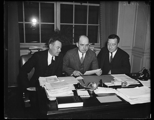 L to r: Parker M. Smith, John L. Rogers, W.Y. Blanning