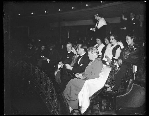 Capt. T.E.B. Howe, Air Attache British Embassy, Irene Boyle, Sect. Lady Lindsay, Edward Weintal, Polish Embassy attache and Lady Lindsay