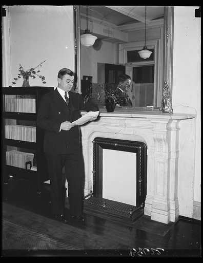 Okay, but not for me. Acting Director of the Budget, Daniel W. Bell, a career man of the civil service, does not choose to accept a political job and give up the status he achieved in the government. In addition to his duties with the nudget, Bell is commissioner of accounts and deposits and a speci
