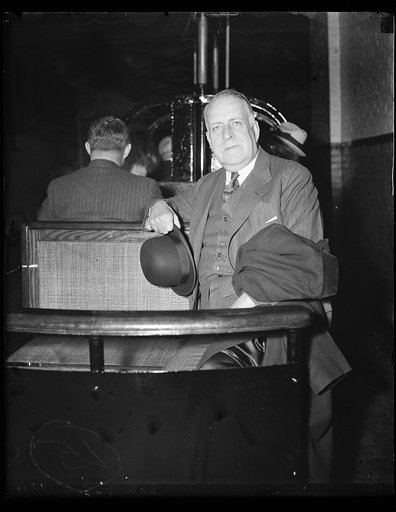 Unidentified man. U.S. Capitol subway, Washington, D.C.