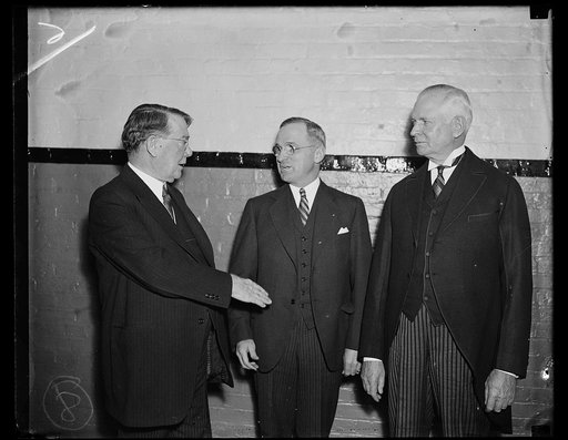Harry S. Truman? center. U.S. Capitol, Washington, D.C.