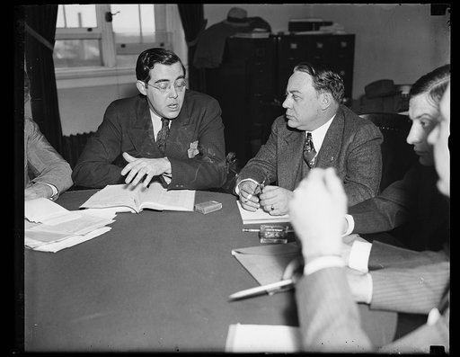 Rush D. Holt, left