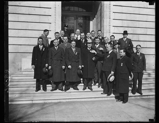 Group; John Nance Garner, center front