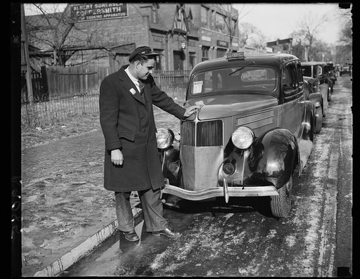 Heated taxi cab