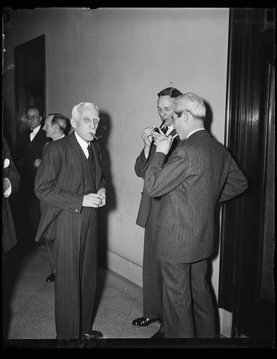 Andrew W. Mellon, left