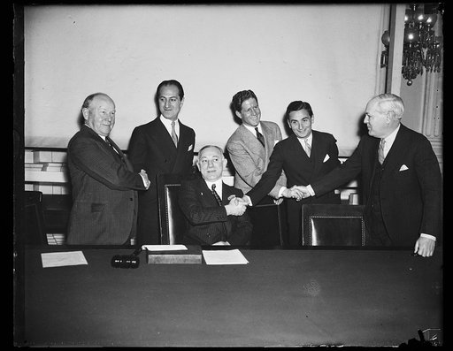 Group; Joseph T. Robinson, left
