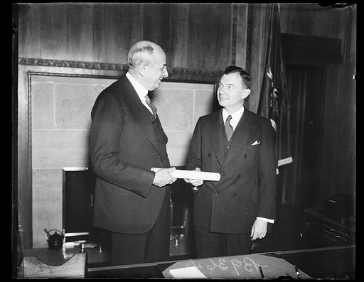 Homer S. Cummings and Robert H. Jackson