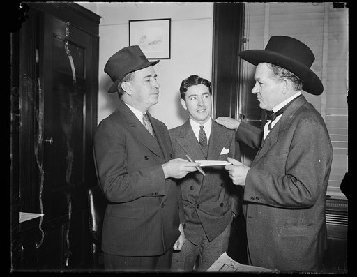 Percy Gassaway, right
