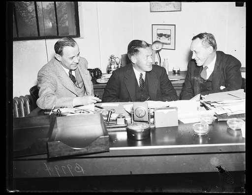 Harry Hopkins, right