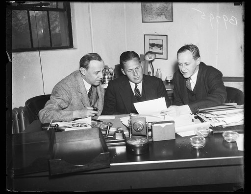 Harry Hopkins, right