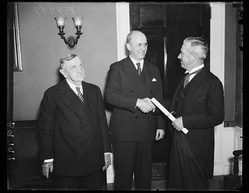 Henry Morgenthau, center
