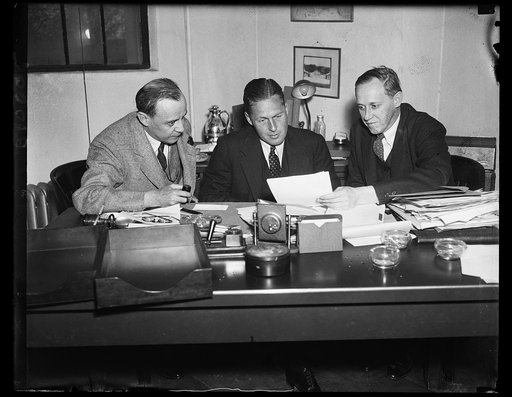 Harry Hopkins, right