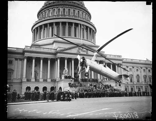 Aircraft at U.S. Capitol, Washington, D.C.