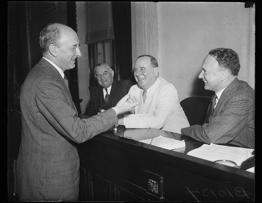 Henry Morgenthau, left