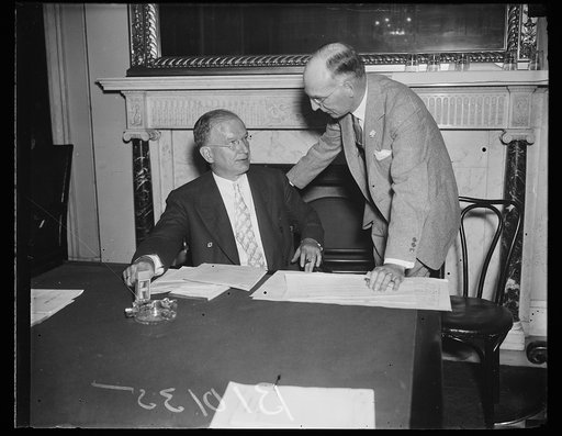Burton K. Wheeler, left