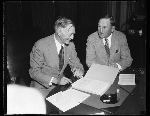 Joseph T. Robinson, right