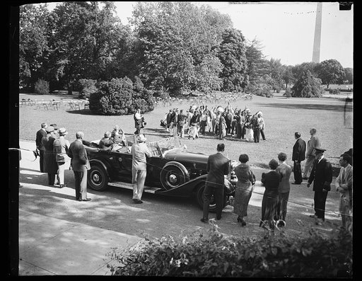 Group of Native Americans; Washington Monument in background, Washington, D.C.