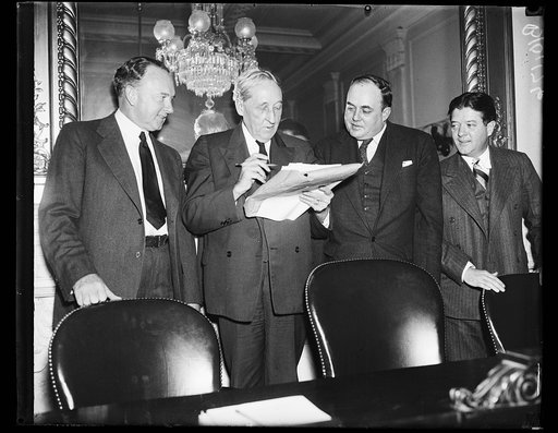 Gropu; Robert M. La Follette, Jr., right